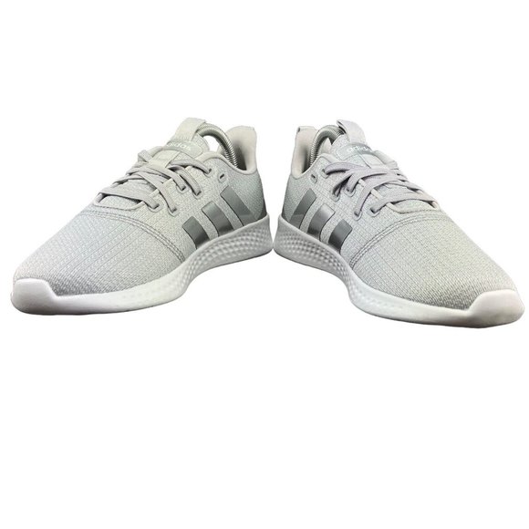 Adidas Women's Puremotion Silver Metallic White Running Shoes FW8667 Size 8.5 - Picture 8 of 11